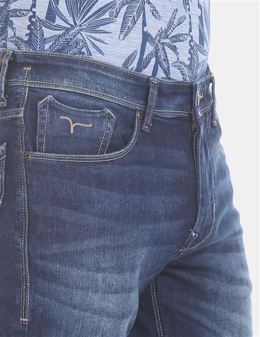 Flying Machine Men's Casual Wear  Dark Blue  Jeans